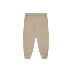 AAPE-Moonface-Embroidered-Relaxed-Woven-Pants-‘Beige-Grey’-1