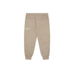 AAPE-Moonface-Embroidered-Relaxed-Woven-Pants-‘Beige-Grey’-2