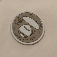 AAPE-Moonface-Patch-Nylon-Pants-‘Beige-Grey’-4