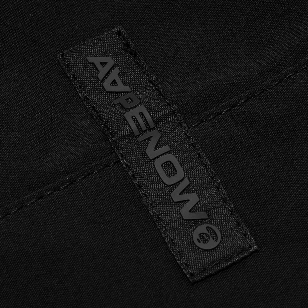 AAPE-Moonface-Patch-Nylon-Pants-‘Black’-3