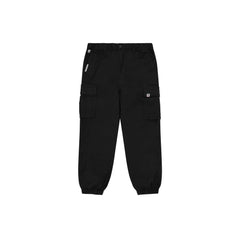 AAPE-NOW-Moonface-Logo-Cargo-Pants-‘Black’-1