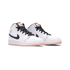 Air-Jordan-1-Mid-GS-‘White-Arctic-Orange’-ƒront-side