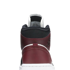 Air-Jordan-1-Mid-W-SE-‘Black-Dark-Beetroot’-back-close-up