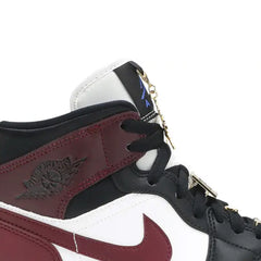 Air-Jordan-1-Mid-W-SE-‘Black-Dark-Beetroot’-side-close-up