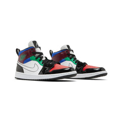 Air-Jordan-1-Mid-W-SE-‘Black-White-Multi-Color’-front-side