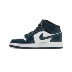 Air-Jordan-1-Mid-‘Armory-Navy’-GS-side-2