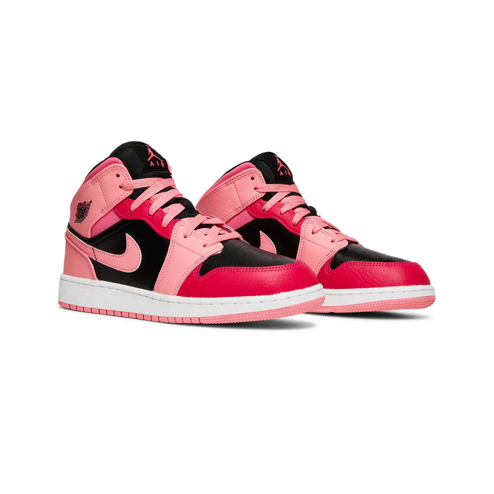 Air-Jordan-1-Mid-‘Coral-Chalk’-GS-(2021)-front-side