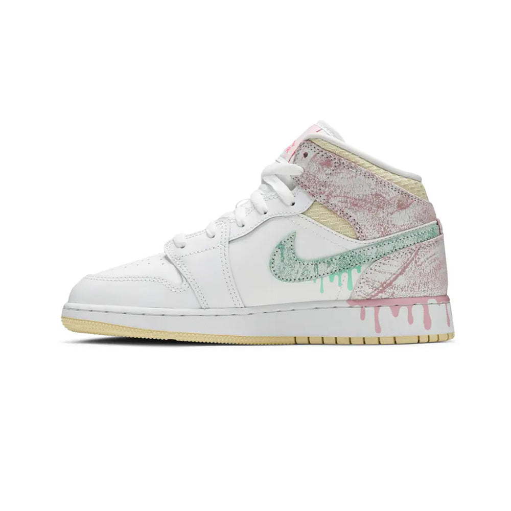 Air-Jordan-1-Mid-‘Paint-Drip’-GS-side-2