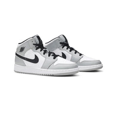 Air-Jordan-1-Mid-‘Smoke-Grey’-GS-front-side