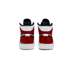 Air-Jordan-1-Mid-‘White-Black-Gym-Red’-(2019)-back