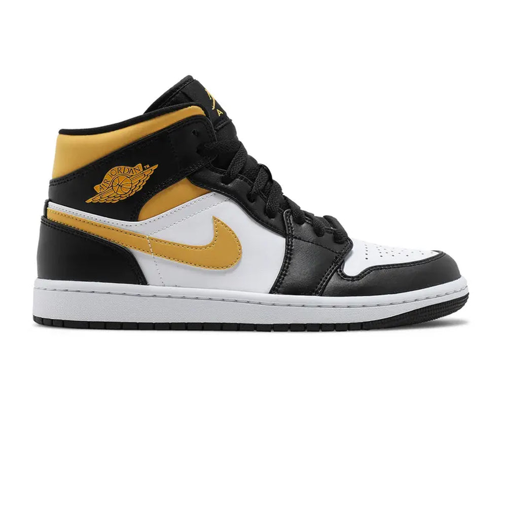 Air-Jordan-1-Mid-‘White-Pollen-Black’-side