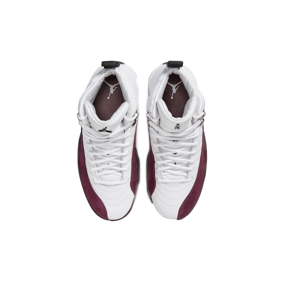 Air-Jordan-12-x-A-Ma-Maniere-‘Burgundy-White’-W-(2023)-top-down-2