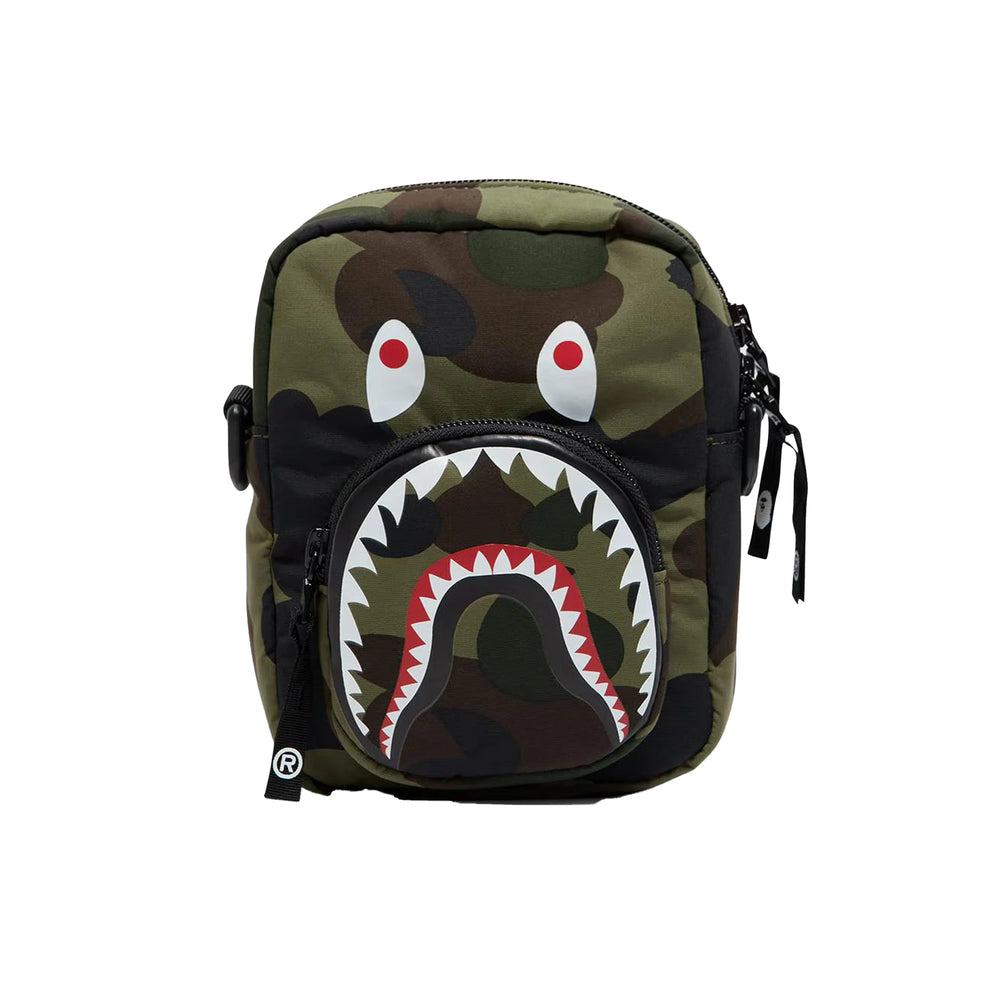 BAPE-1st-Camo-Shark-Mini-Bag-Green-(2025)-1