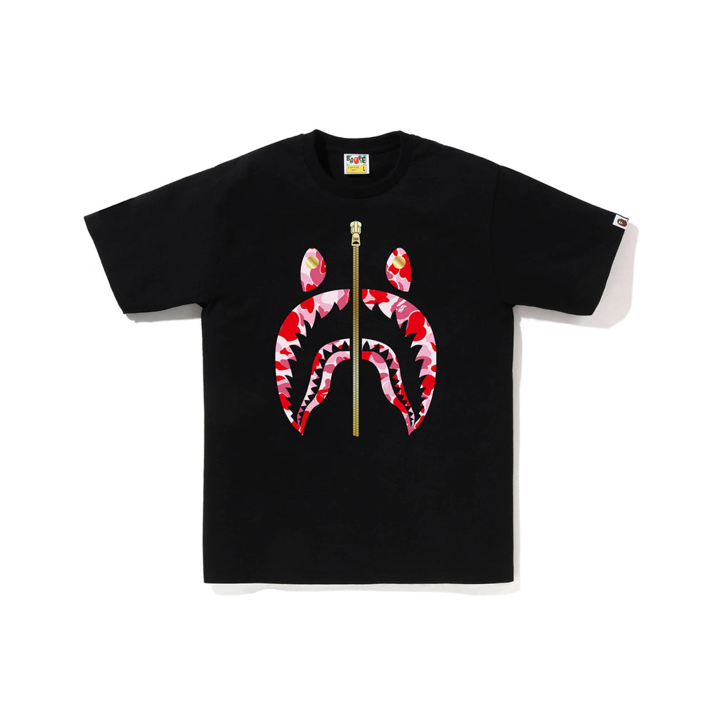 BAPE-Abc-Camo-Shark-Tee-Black-/-Pink-1