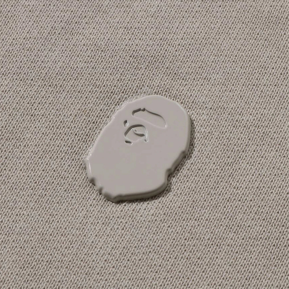 BAPE-One-Point-Relaxed-Fit-Crewneck-Sweatshirt-‘Beige’-3