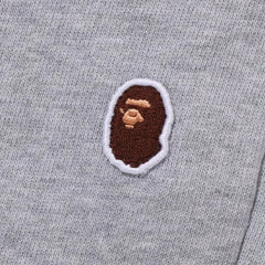 BAPE-One-Point-Relaxed-Fit-Sweatpants-‘Grey’-3