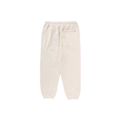 BAPE-One-Point-Relaxed-Fit-Sweatpants-‘Ivory’-2