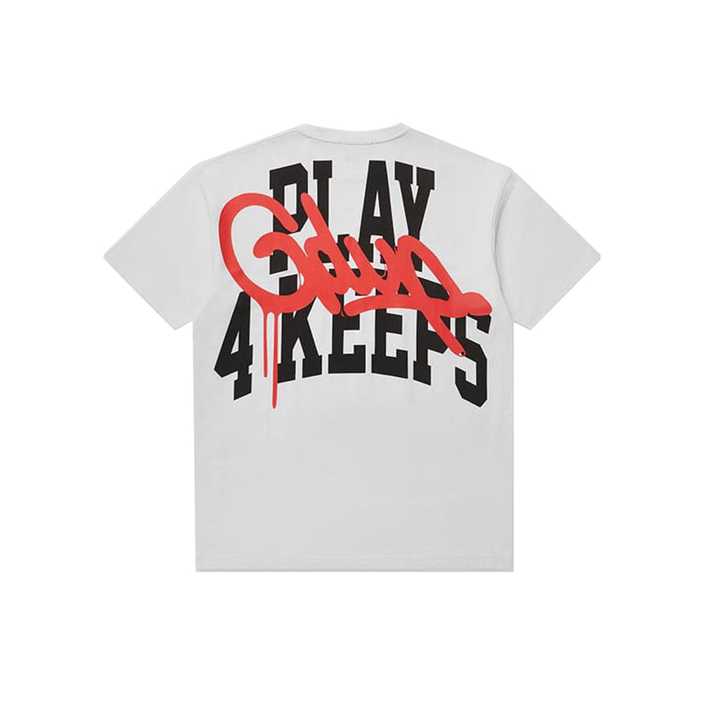 Geedup-Play-4-Keeps-T-Shirt-'White-/--Red'(2025)-back