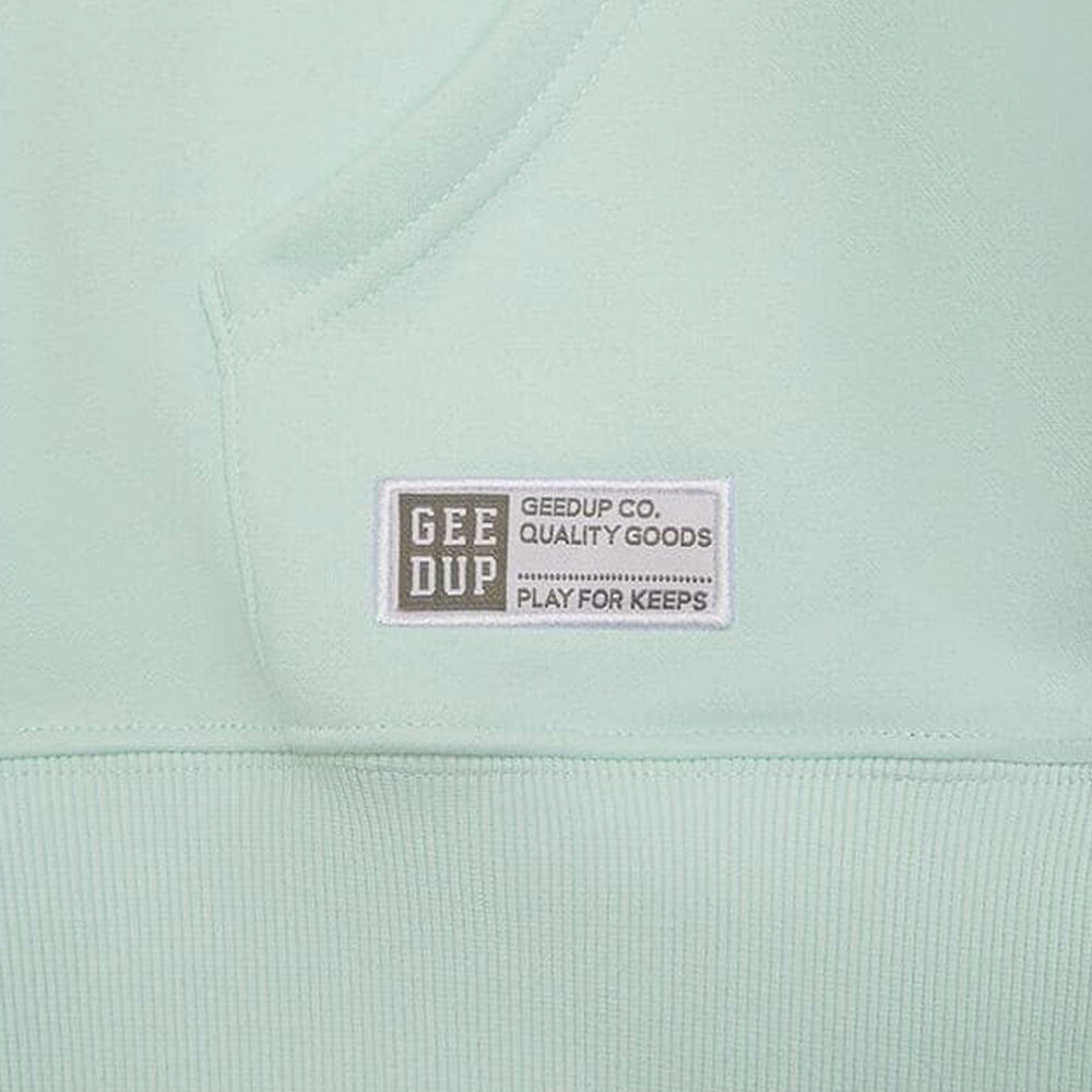 Geedup-Team-Logo-Hoodie-‘Mint-Green’-details