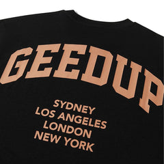 Geedup-x-Arrdee-Cities-T-Shirt-‘Black-/-Peach’-2