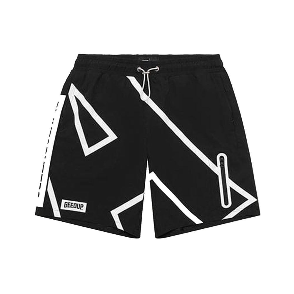 Geedup-x-Arrdee-Sublimated-Shorts-‘Black-/-White’-(2025)-