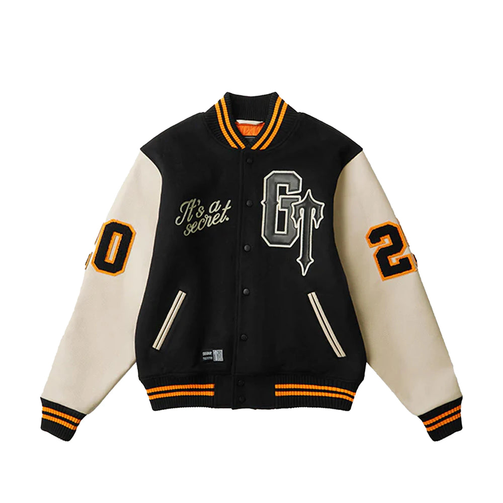 Geedup-x-Trapstar-Letterman-Jacket-Black-Cream-Orange-(2025)-1