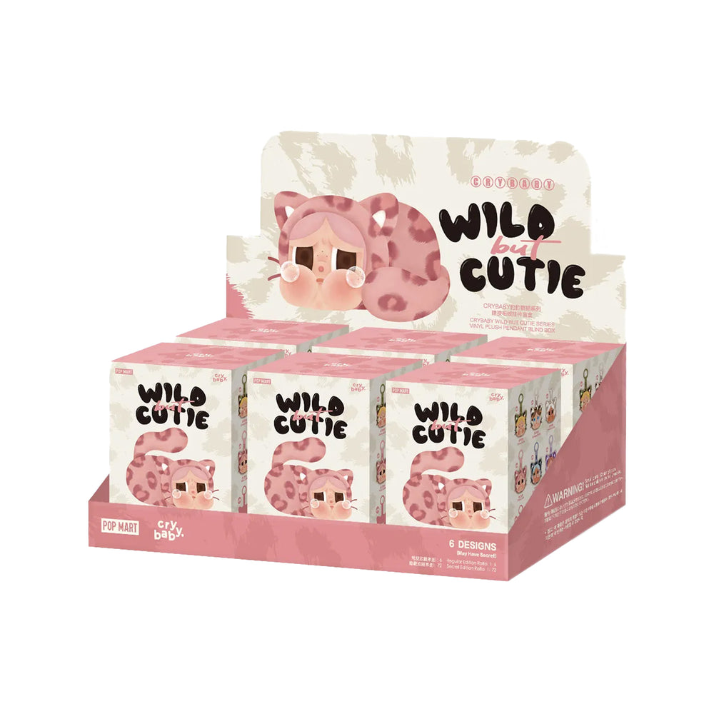 POP-MART-CRYBABY-Wild-but-Cutie-Series-Vinyl-Plush-Pendant-(6-Blind-Boxes)-1