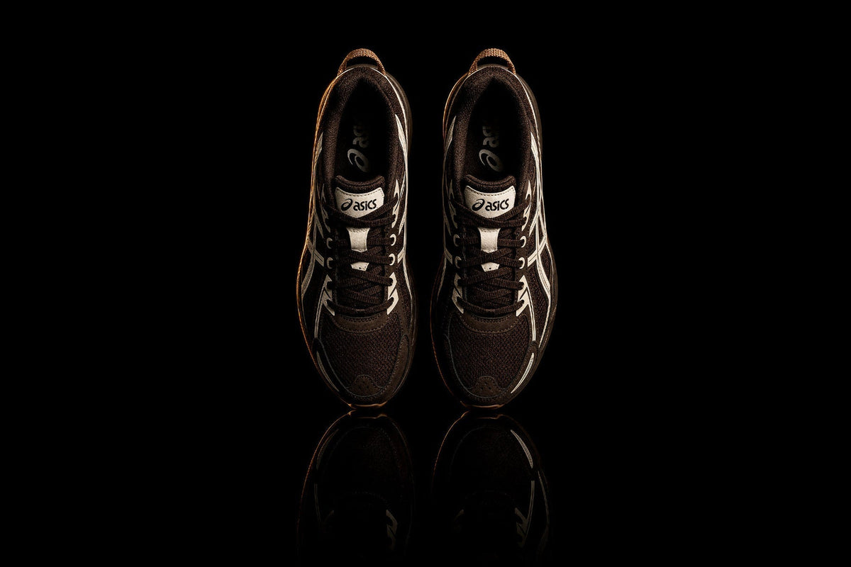 ASICS GEL-Venture 6 'Cream Coffee Brown' photographed by PUSHAS