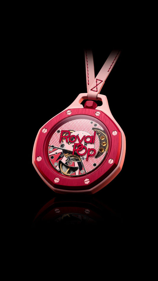 Audemars Piguet x Swatch 'Royal Pop' pocket watch