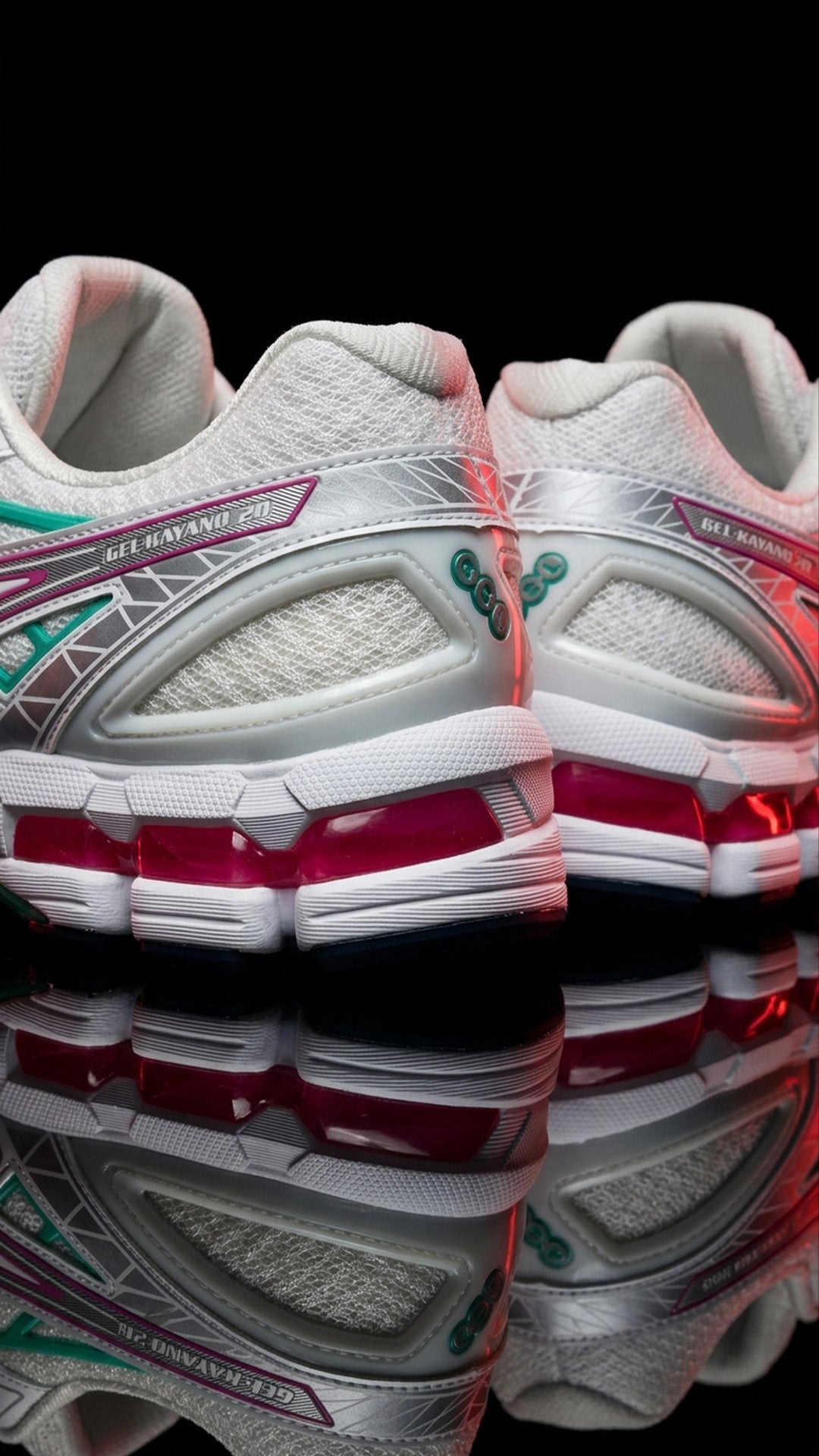 ASICS Gel-Kayano 20 Aurora Green Watermelon 2026 authenticated at PUSHAS
