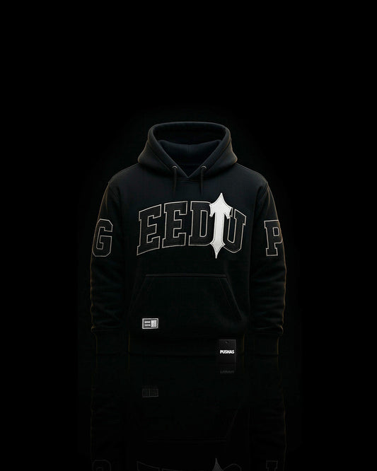 Geedup x Trapstar Team Logo Irongate T Hoodie Black White 2025