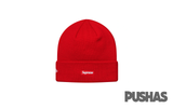 Supreme New Era S Logo Beanie 'Red' (2023)