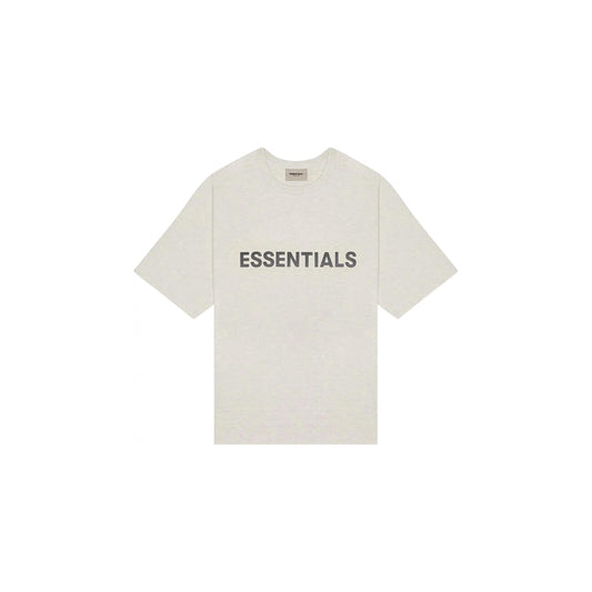 Fear of God Essentials Boxy Applique Logo T-Shirt 'Oatmeal' (2020)