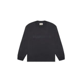 Fear of God Essentials Boxy Long Sleeve T-Shirt Applique Logo 'Dark Slate/Stretch Limo/Black' (2020)