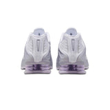 Nike Shox R4 'White Metallic Platinum Barely Grape' Women's (2024)