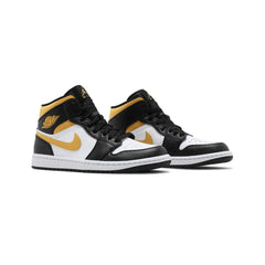 [Refurbished] Air Jordan 1 Mid 'White Pollen Black'