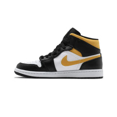[Refurbished] Air Jordan 1 Mid 'White Pollen Black'