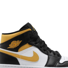 [Refurbished] Air Jordan 1 Mid 'White Pollen Black'