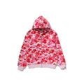 BAPE ABC Camo Heavy Wash Cropped Fit Zip Hoodie 'Pink' (2026)