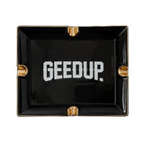 Geedup-Core-Logo-Ash-Tray-‘White-Black’-top-down
