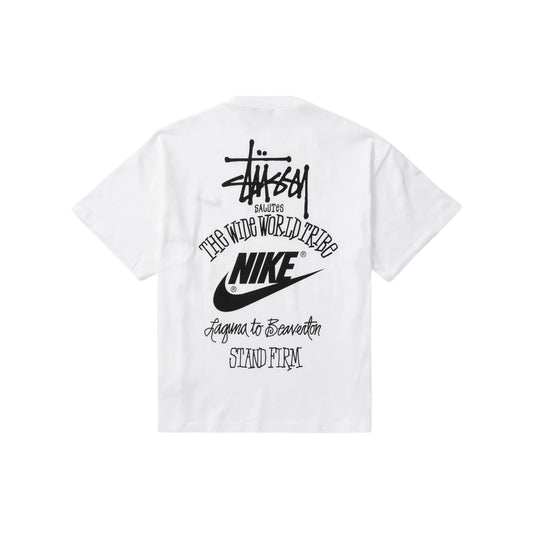 Nike x Stussy The Worldwide Tribe Tee 'White' (2023)