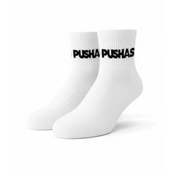 PUSHAS 'Premium Logo' Socks (3 Pack)