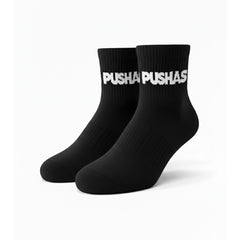 PUSHAS 'Premium Logo' Socks (3 Pack)
