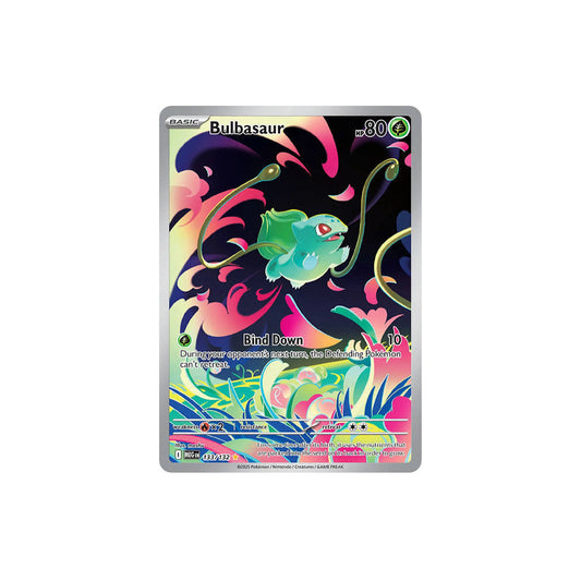 Pokémon TCG ME01-Mega Evolution #133 Bulbasaur Illustration Rare (2025)