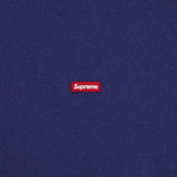 Supreme-Small-Box-Hooded-Sweatshirt-'Navy'-(2024)-logo-close-up