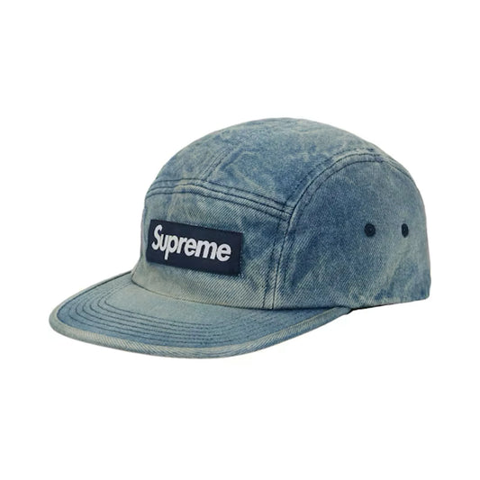 Supreme Washed Chino Twill Camp Cap 'Black' (2025)